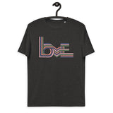 Love Stripes Pastel - Unisex Organic Cotton T-Shirt