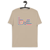 Love Stripes Bright - Unisex Organic Cotton T-Shirt