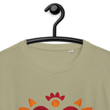 Flaming Heart - Unisex Organic Cotton T-Shirt