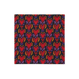 Flaming Heart Pattern - Premium Pillow Case