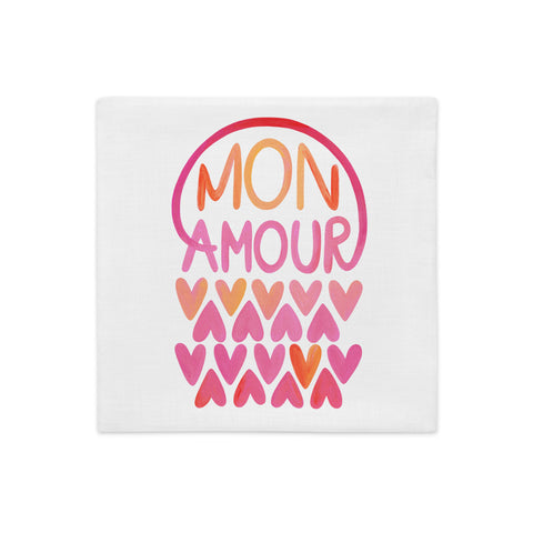 Mon Amour - Premium Pillow Case
