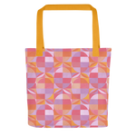 Geo Florals Pink - All-Over Print Tote Bag