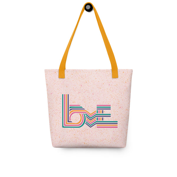 Tote bag Bey in tela con logo stampato