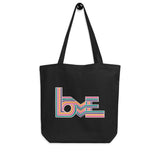 Love Stripes Bright - Eco Tote Bag