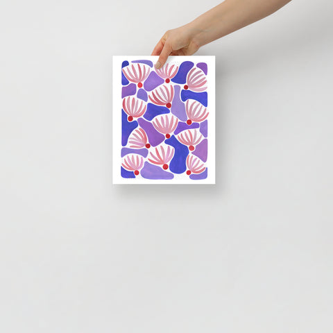 Pink Flowers - Poster