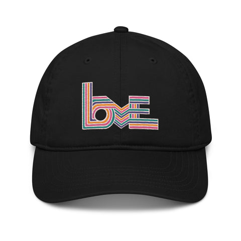 Love Stripes Bright - Organic Baseball Hat