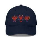 Triple Burning Heart - Organic Baseball Hat