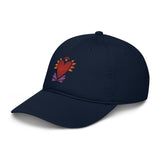 Flaming Heart - Organic Baseball Hat