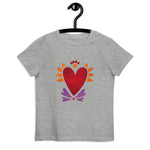 Flaming Heart - Kid's Organic Cotton T-Shirt