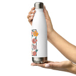 Retro Bloom - Stainless Steel Water Bottle
