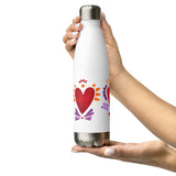 Tripple Burning Heart - Stainless Steel Water Bottle
