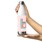 Love Stripes Bright - Stainless Steel Water Bottle