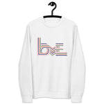 Love Stripes Pastel - Unisex Eco Sweatshirt