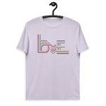 Love Stripes Pastel - Unisex Organic Cotton T-Shirt