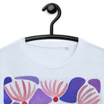 Pink Flowers - Unisex Organic Cotton T-Shirt