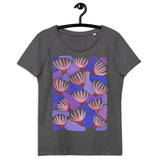 Pink Flowers - Women's Fitted Eco Tee
