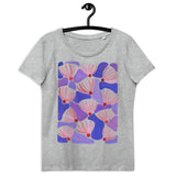 Pink Flowers - Women's Fitted Eco Tee